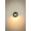 SLV Luminaire mural d�ext�rieur LID II  SINGLE rond, rigide, CCT Switch IP65, anthrazit, mat gradable