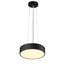 Applique et plafonnier MEDO� PRO 30 rond, contr�lable par DALI IP50, noir gradable