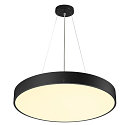 SLV Applique et plafonnier MEDO� PRO 60 rond, CCT Switch, direct / indirect, UGR < 19 IP50, noir gradable