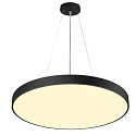 SLV ceiling luminaire MEDO� PRO 90 round, DALI controllable, CCT Switch, UGR < 19 IP50, black dimmable