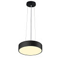 SLV Applique et plafonnier MEDO� 30 rond, CCT Switch, direct / indirect IP50, noir gradable