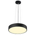 SLV Applique et plafonnier MEDO� 40 rond, CCT Switch, direct / indirect IP50, noir gradable