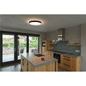 SLV Applique et plafonnier MEDO� 60 rond, CCT Switch, direct / indirect IP50, noir gradable
