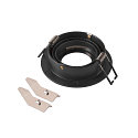 SLV recessed ceiling ring NEW TRIA� 75 round, black