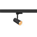 SLV Projecteur triphas� NOBLO� SPOT rond, pivotant, rotatif IP20, noir gradable