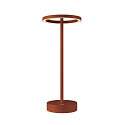 SLV battery table lamp VINOLINA ONE with touch dimmer, ring shape IP54, rust dimmable