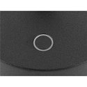 SLV battery table lamp VINOLINA ONE with touch dimmer, ring shape IP54, black dimmable