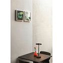SLV battery table lamp VINOLINA ONE with touch dimmer, ring shape IP54, black dimmable