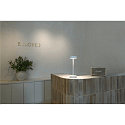 SLV battery table lamp VINOLINA IP54, white dimmable