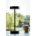 SLV battery table lamp VINOLINA IP54, black dimmable