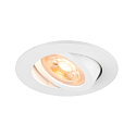 Plafonnier encastr� NEW TRIA� 68 rond GU10 IP20, blanche