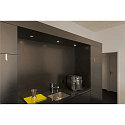 SLV Plafonnier encastr� NEW TRIA� 68 rond GU10 IP20, noir