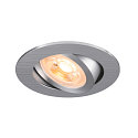 Plafonnier encastr� NEW TRIA� 68 rond GU10 IP20, aluminium