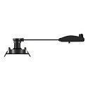 SLV ceiling recessed luminaire NEW TRIA® 68 square GU10 IP20, black