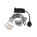 SLV Plafonnier encastr� NEW TRIA� 68 carr� GU10 IP20, aluminium
