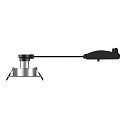 SLV Plafonnier encastr� NEW TRIA� 68 carr� GU10 IP20, aluminium