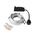 Plafonnier encastr� NEW TRIA� 75 rond GU10 IP20, blanche