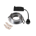 SLV Plafonnier encastr� NEW TRIA� 75 rond GU10 IP20, aluminium