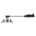 SLV ceiling recessed luminaire NEW TRIA® 75 square GU10 IP20, aluminium