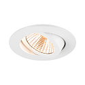 ceiling recessed luminaire NEW TRIA� 68 round IP20, white dimmable
