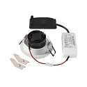 SLV ceiling recessed luminaire NEW TRIA� 75 round IP20, white dimmable