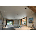 SLV Plafonnier encastr� NEW TRIA� 68 rond IP20, noir gradable