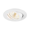 SLV Plafonnier encastr� NEW TRIA� UNIVERSAL 68 rond IP20, blanche gradable