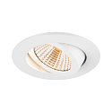 SLV Plafonnier encastr� NEW TRIA� UNIVERSAL 68 rond IP20, blanche gradable