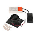 SLV ceiling recessed luminaire NEW TRIA� UNIVERSAL square IP20, black dimmable