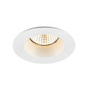 SLV Plafonnier encastr� NEW TRIA� UNIVERSAL rond IP20 / IP65, blanche gradable