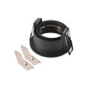 SLV recessed ceiling ring NEW TRIA� 68 round, low, black