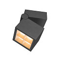 SLV Luminaire mural d'ext�rieur S-CUBE angulaire, CCT Switch, inclinable IP65, anthrazit gradable