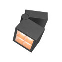 SLV Luminaire mural d'ext�rieur S-CUBE angulaire, CCT Switch, inclinable IP65, anthrazit gradable