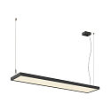 Luminaire � suspension WORKLIGHT PRO haut bas, contr�lable par DALI, UGR < 19 IP20, noir gradable