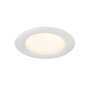 Capot DOWNLIGHT V 100 plat, avec ressorts � pince, blanche