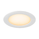 SLV Capot DOWNLIGHT V 150 plat, blanche