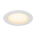 SLV Capot DOWNLIGHT V 150 plat, blanche