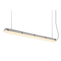 SLV Luminaire pour locaux humides WATERPROOF V 1200 DALI contr�lable par DALI, r�sistant aux chocs IP66, gris gradable