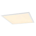 SLV Luminaire de plafond PANEL V 625 ON-OFF CCT Switch, UGR < 19, commutable IP54 / IP40, blanche, laqu� 