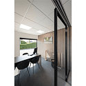 SLV Luminaire de plafond PANEL V 625 ON-OFF CCT Switch, UGR < 19, commutable IP54 / IP40, blanche, laqu� 