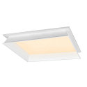 SLV Luminaire de plafond PANEL V 600 DALI contr�lable par DALI, CCT Switch, UGR < 19 IP54 / IP40, blanche, laqu� gradable