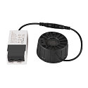 SLV Plafonnier encastr� DOWNLIGHT V 100 sans cadre, CCT Switch, c�bl� en continu IP54 / IP20, noir 