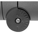 SLV Luminaire mural d'ext�rieur R-CUBE rond, CCT Switch, pivotant � la cardan IP65, anthrazit gradable