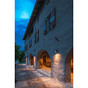 SLV Luminaire mural d'ext�rieur R-CUBE rond, CCT Switch, pivotant � la cardan IP65, anthrazit gradable