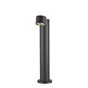 SLV Lampadaire d'ext�rieur R-CUBE 75 rond, CCT Switch, pivotant � la cardan IP65, anthrazit gradable