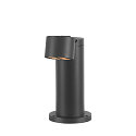 SLV Luminaire en forme de borne R-CUBE 35 rond, CCT Switch, pivotant � la cardan IP65, anthrazit gradable