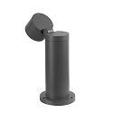 SLV Luminaire en forme de borne R-CUBE 35 rond, CCT Switch, pivotant � la cardan IP65, anthrazit gradable