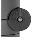 SLV Luminaire en forme de borne R-CUBE 35 rond, CCT Switch, pivotant � la cardan IP65, anthrazit gradable
