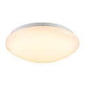 SLV Applique et plafonnier SURFACE V 390 CCT Switch, commutable, multipower, cambr�, c�bl� en continu IP44, blanche 