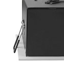 SLV ceiling recessed luminaire KADUX SINGLE square IP20, black, white dimmable